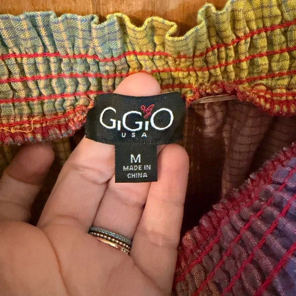 Sedona Sunsets block smocked dress - Picture 2 of 4